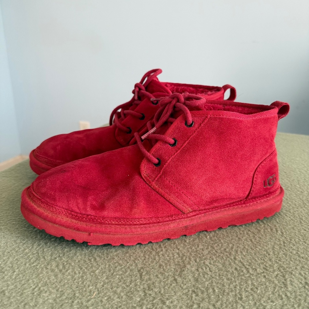 UGG Australia Neumel Red‎ Boots for Men, Size 11